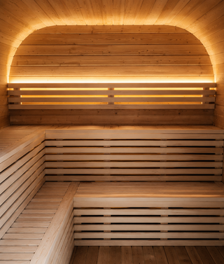 Fjorr Cube Sauna med 9kW hariva ovn
