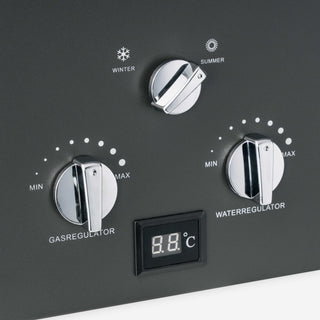Basispakken (Sort gasvandvarmer 18L/min + væghængt bruser)