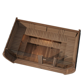 Udendørs Sauna – Frodo 240 XL, Thermowood