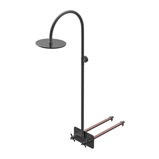 Frostsikker udendørs bruser i rustfrit stål - Sort