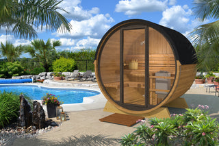 Udendørs Sauna – Pool Sauna, Thermowood