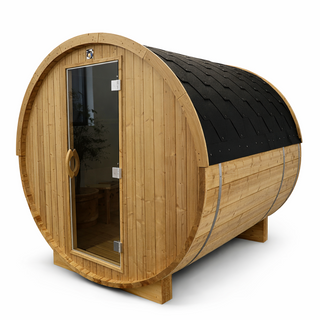 Saunatønde i Thermowood inkl. 9kW ovn (4-6 personer)