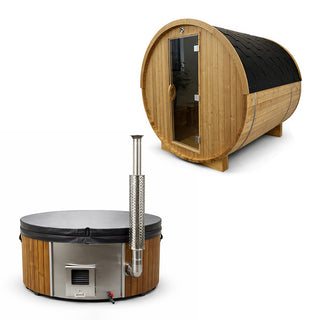 Sommerhuspakken (Luksus vildmarksbad + saunatønde)