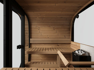 Udendørs Sauna – Icon 220 XL, Thermowood