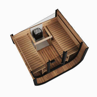 Udendørs Sauna – Icon 220 XL, Thermowood